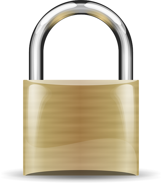 gold padlock